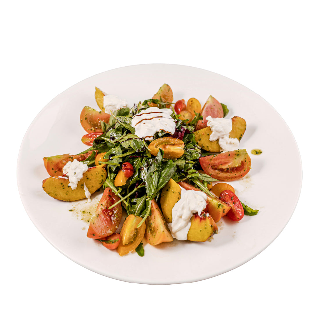 Burrata and Peach Salad