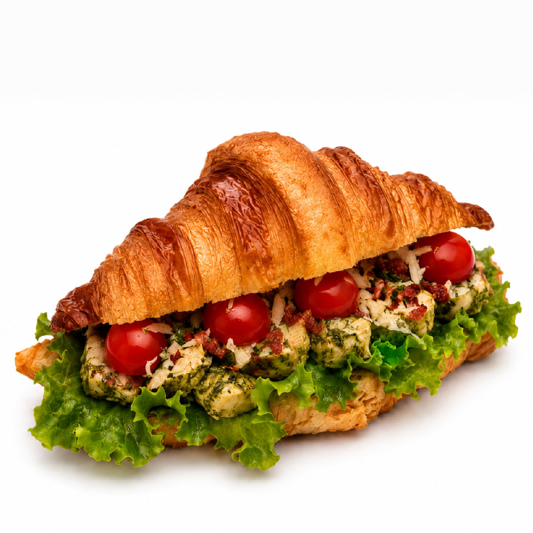 Pulled Chicken and Mushroom Croissant