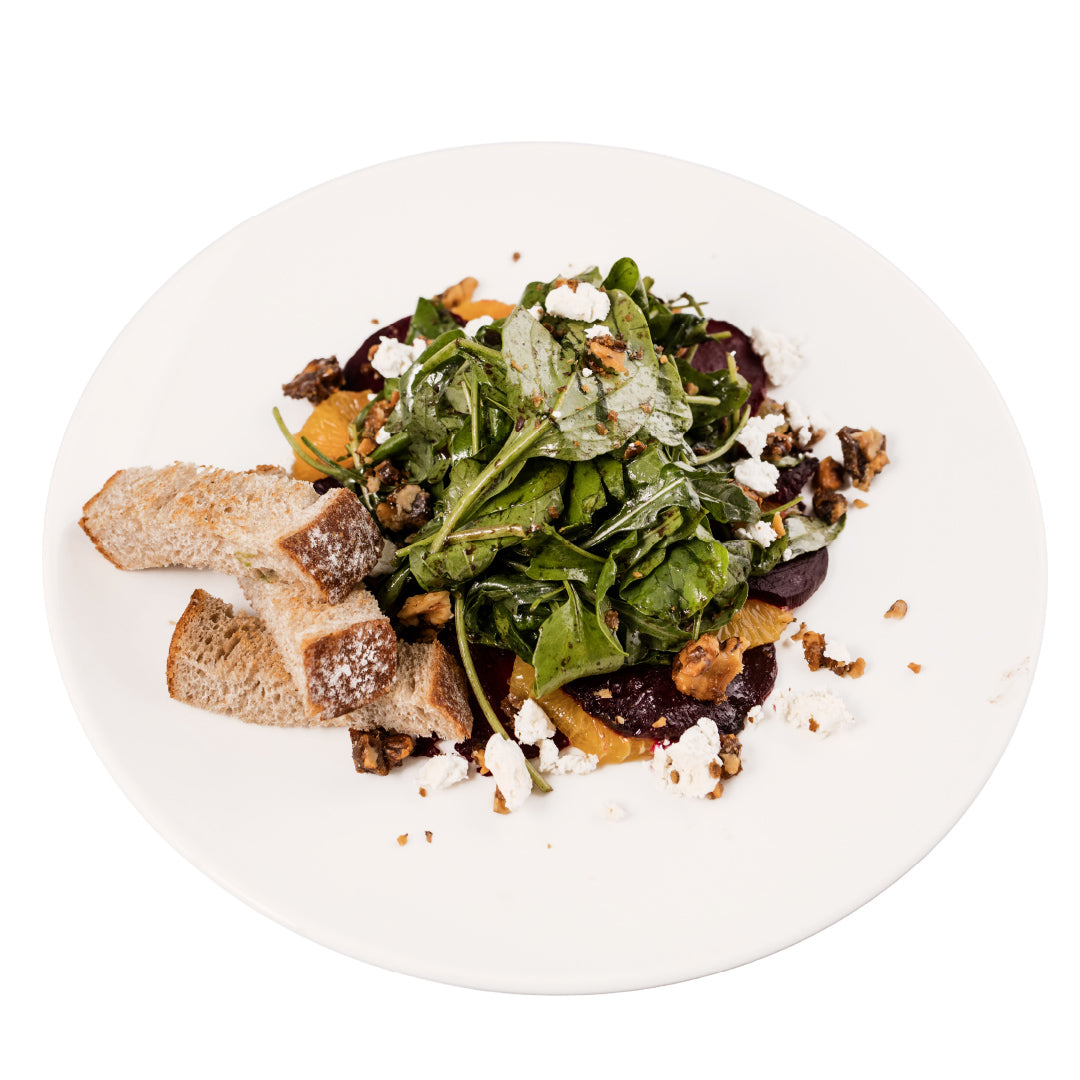 Beetroot Carpaccio and Goat Cheese Salad