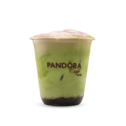 Blueberry Matcha Latte