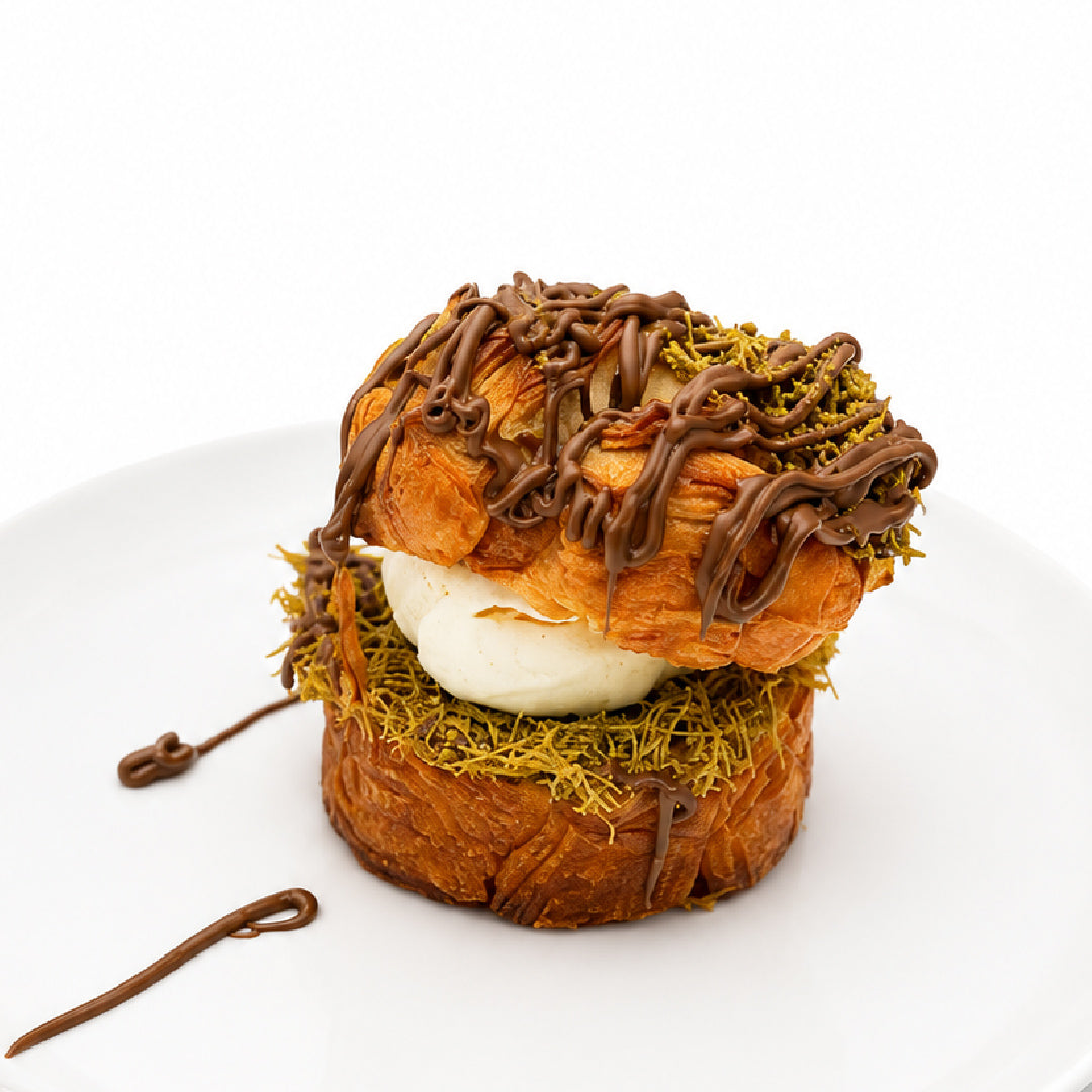 Dubai Chocolate Croissant Bun