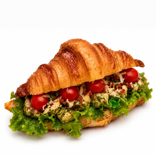 Pulled Chicken and Mushroom Croissant