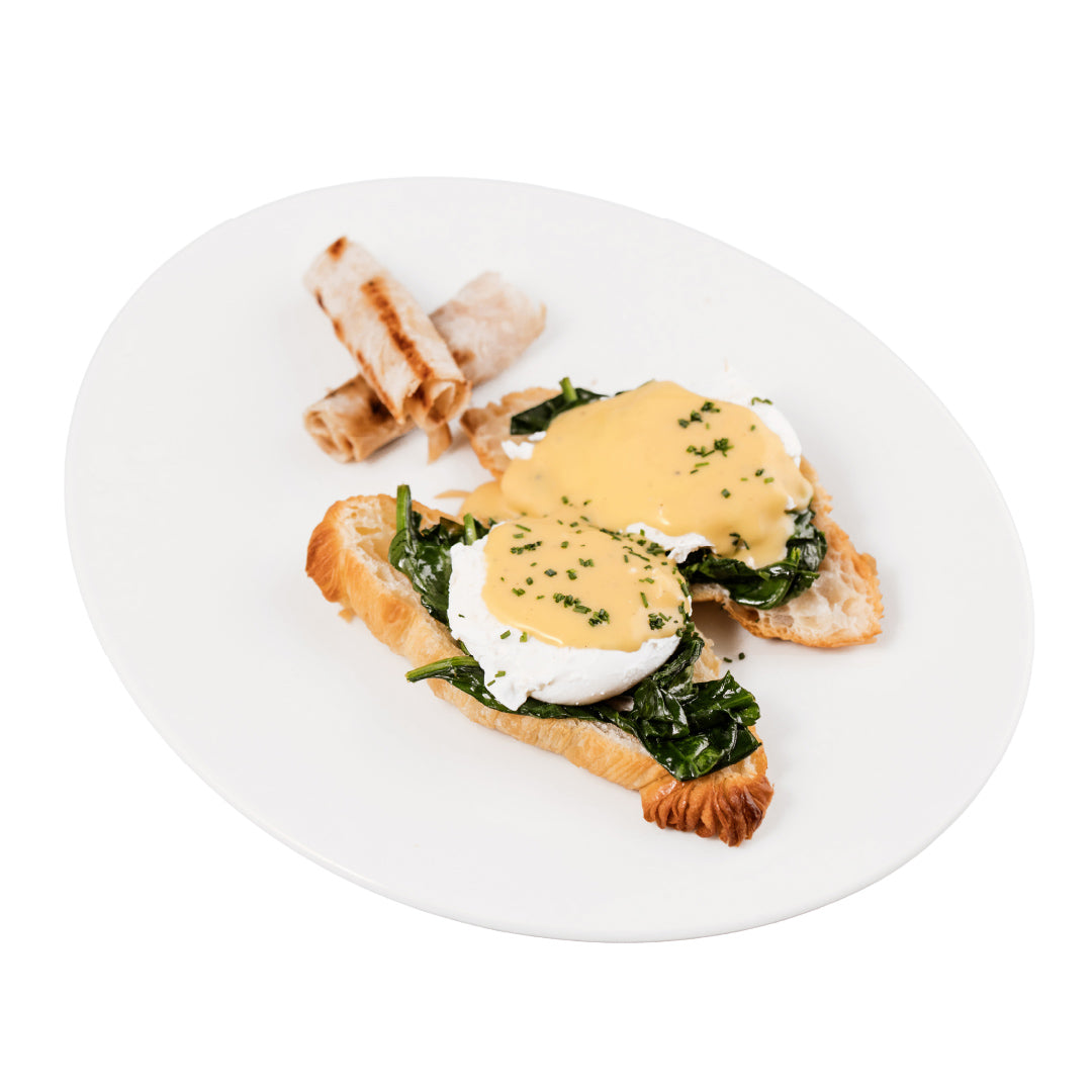 The Royal Turkey Benedict Croissant